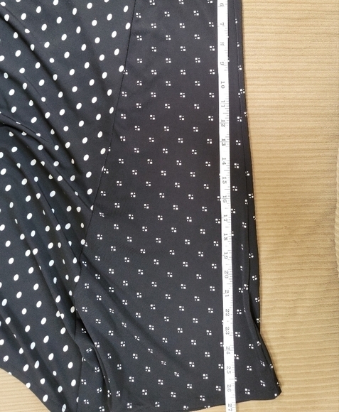 chico's Dot Mix Asymmetrical Skirt Size Medium (Chico's 1) - Picture 8 of 11